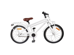 Vidaxl Bicicleta Infantil 20 Polegadas Para 6-11 Anos Branco