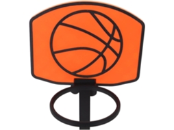Decorativa Laranja Em Formato De Cesta De Basquete Para Quarto Gokoco