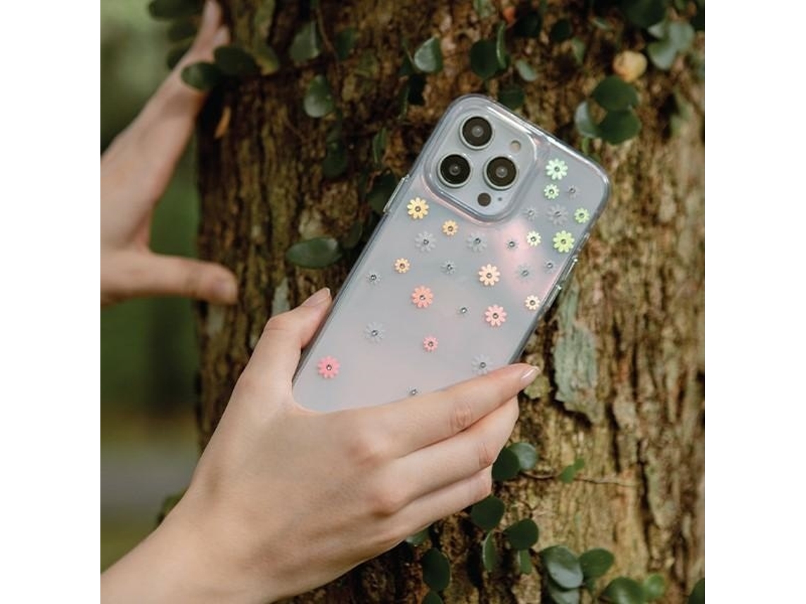 Capa para iPhone 14 Pro Max UNIQ Pele Sintética Rosa