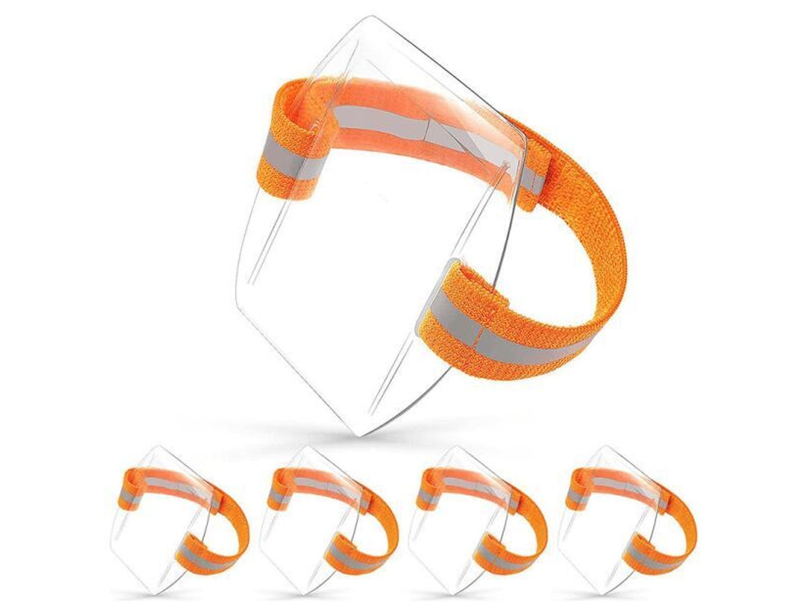 Porta, Crachá De Pvc Alta Visibilidade, Ideal Para Acesso A Elevadores, Pulseiras E Prendedores De Crachá. Cor Laranja