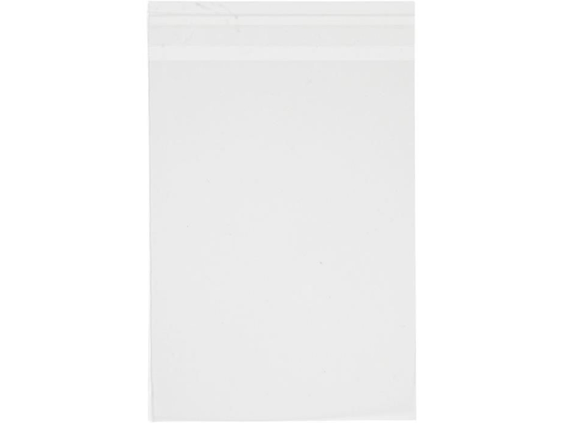 Sacos Planos Transparentes Com Zíper Autoadesivo 12 X 16 Cm 50 Unidades Aquaforge