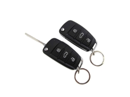 Kit de trava central sem chave para carro com controle remoto e aplicativo para celular, preto.