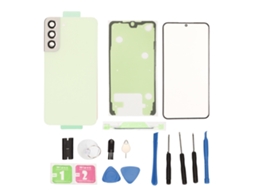 Kit de Cristal Trasero Amarillo para Galaxy S22 S/MARCA