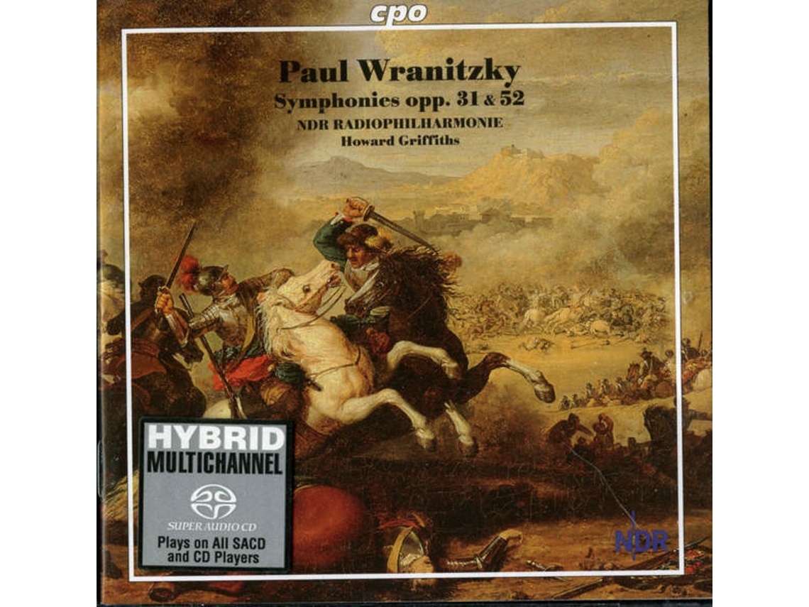 CD Symphonies Opp 31 & 52-Wranitzky Paul