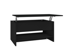 Coffee Table, Coffee Tables Vidaxl Preto Madeira Processada (80 X 50 X 41.5 Cm)