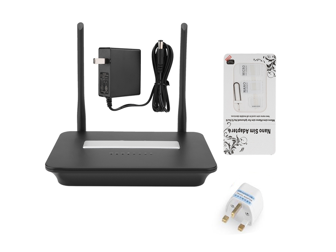 Roteador Sem Fio 4g (transmissão De 300mbps, Lte Fdd De Tri-rede) Todo Em Chinês
