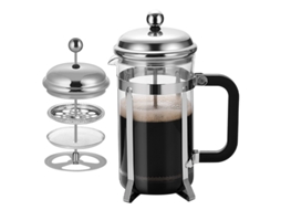 Cafeteira, Prensa Francesa Com Filtro De Aço Inoxidável, Alça Sem Bpa Brilvibera (350 Ml)