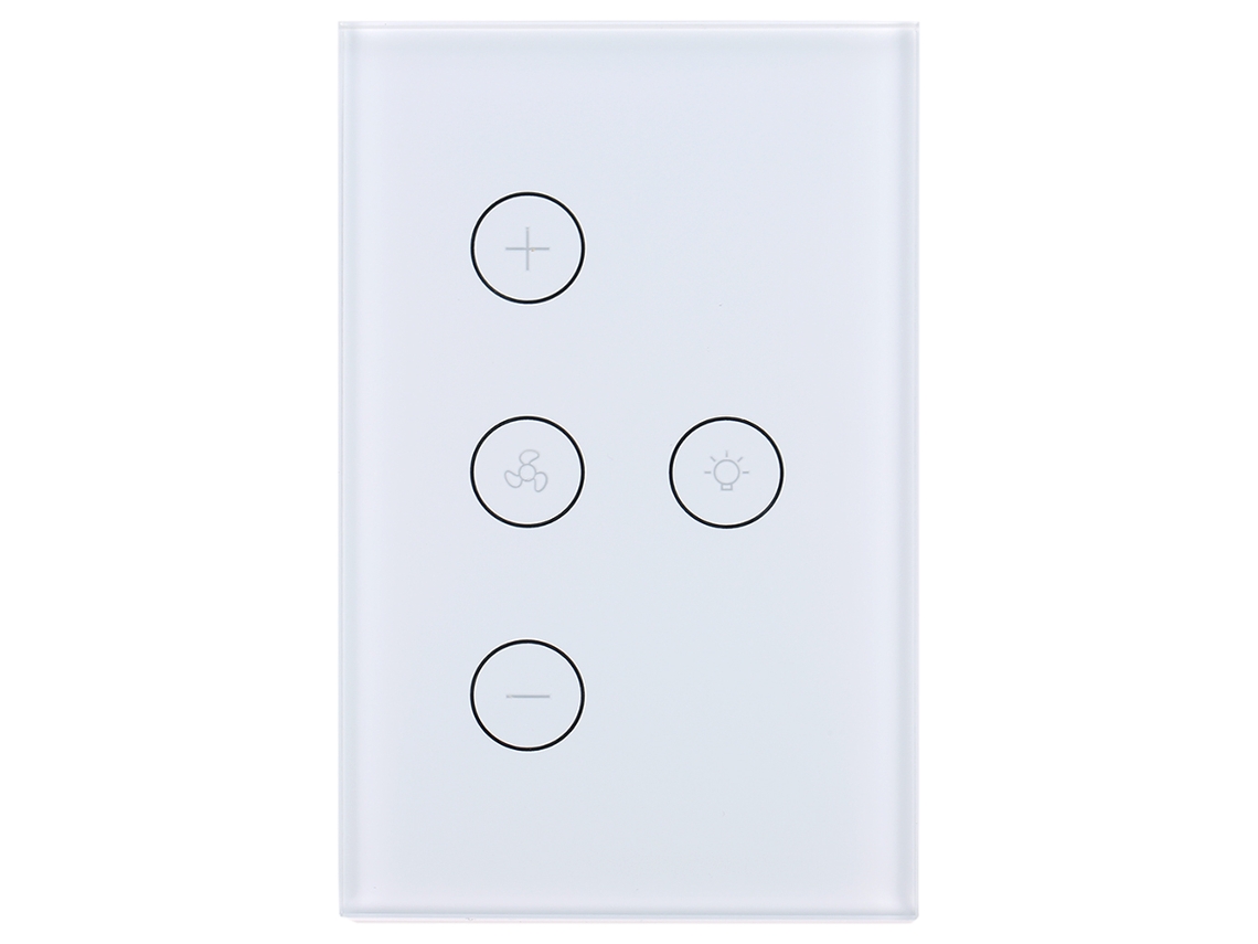 Laxiscreed Interruptor De Luz Wifi Para Ventilador, Controlo Por Voz Com Alexa E Google Smart Home