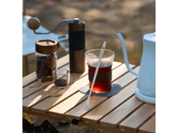Colher de Café de Titânio Longa 19cm Premium