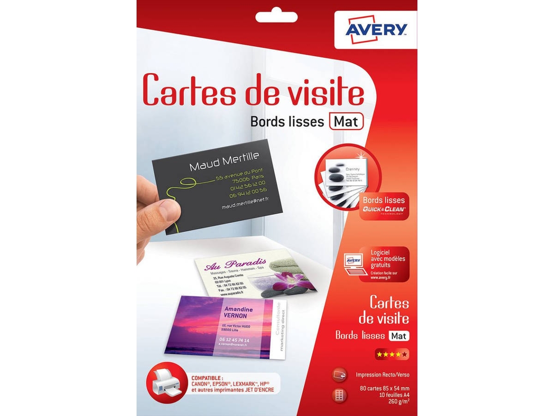 Cartões de Visita AVERY C32015-5