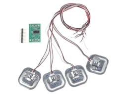 Hx711 Módulo 4 Pcs Pessoal 50kg Meia Ponte Conjunto De Sensor De Peso Strain Gauge PENGDSJE