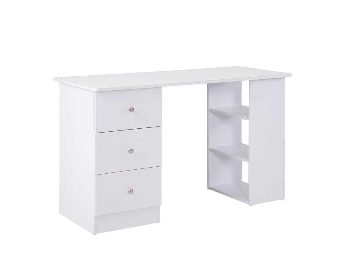 Mesa de Escritório com Gavetas e Prateleiras BTFORUS