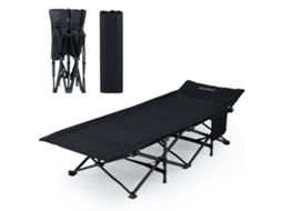 Cama de camping dobrável 189x69x48cm NORTHIX com suporte 10 pontos