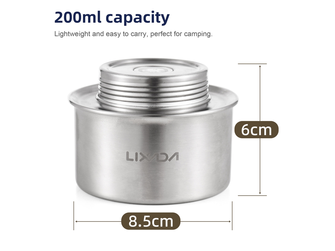 Lata Airtight para Café com Válvula 200ml