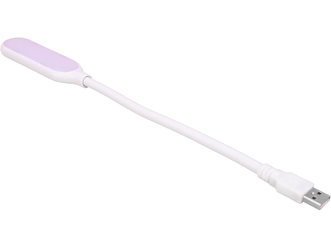 Luz de leitura USB, mini luminária de mesa com proteção para os olhos, 3 núcleos com regulagem contínua.