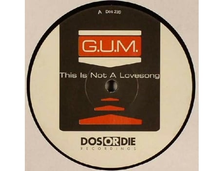 Vinil This Is Not A Lovesong Dos Or Die Recordings