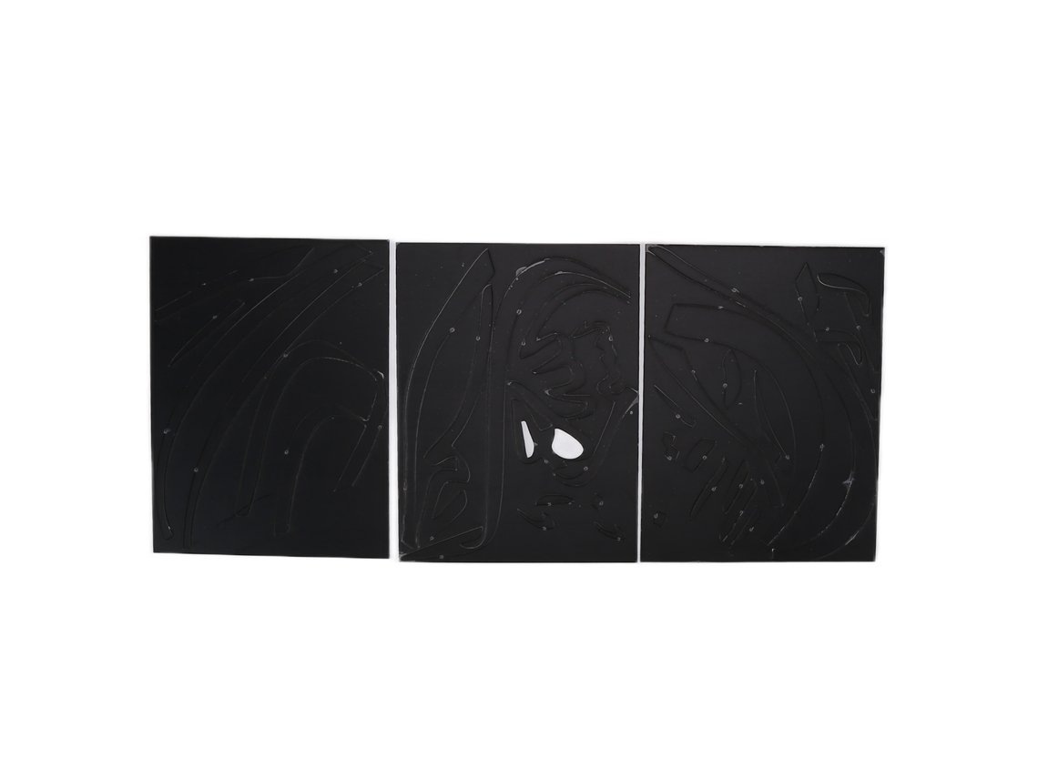 Adesivo de Parede Decorativo de Espelho 3D, Removível, para Casa, Escritório, Café S/MARCA