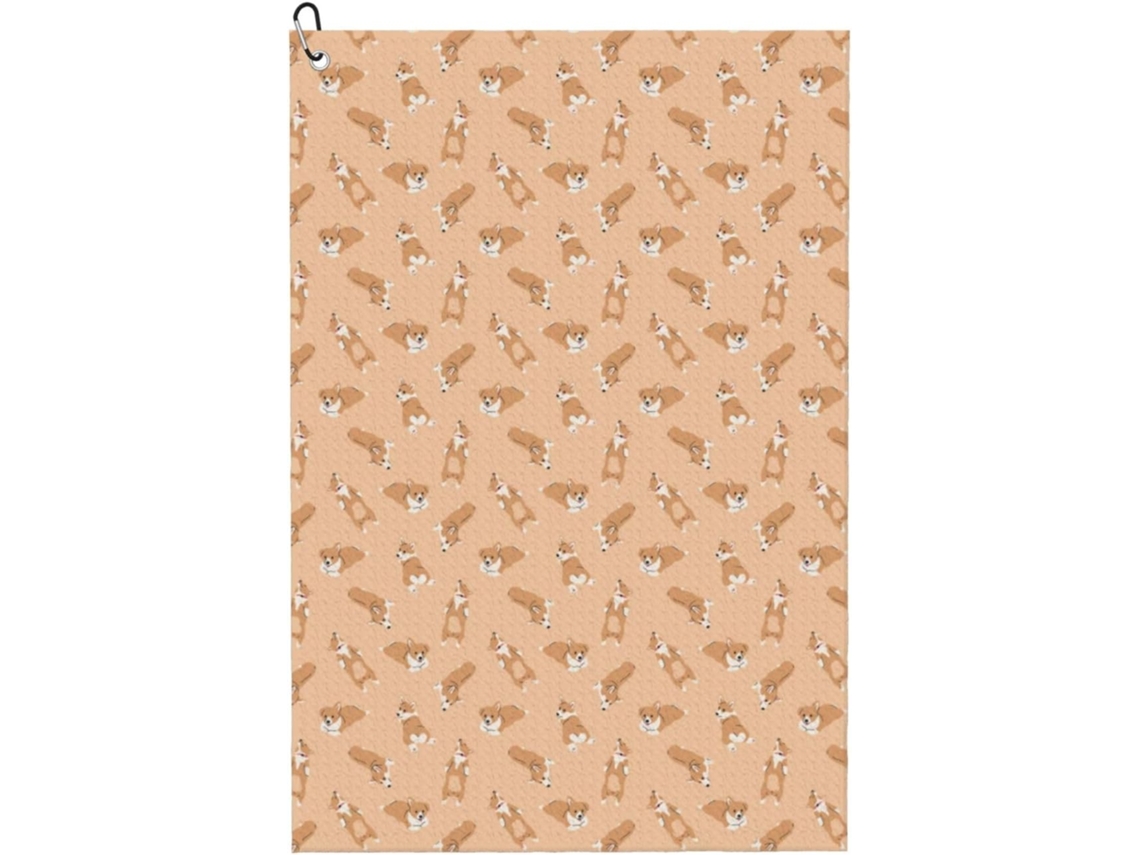 Acessórios para Bolsa de Golfe com Estampa de Corgi Fofo