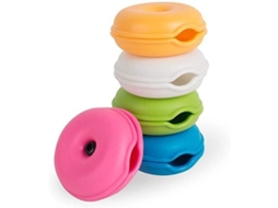 Organizador De Cabos Com 5 Unidades, Suporte Para Fones Ouvido, Enrolador Antiemaranhamento, Encurtador Energia, Bolsa Organizador-aquaforge