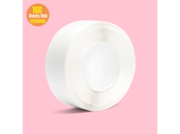 Rollo De Papel Térmico Autoadhesivo Branco 12*40mm 160 Folhas Compatível Com Impressora Phomemo D30 Para Escritório E Casa