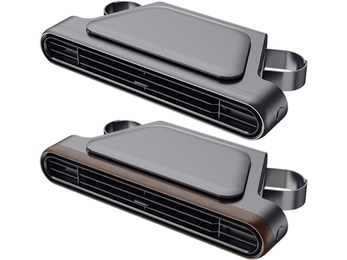 Ventilador Portátil Recarregável, Turbina Dupla Ultrassilenciosa, 3