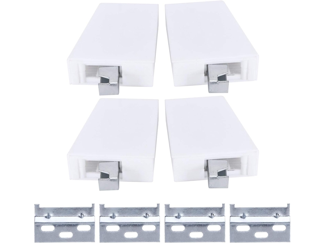 Conjunto de 4 elevadores metálicos ajustáveis para camas Yosoo com alta capacidade de carga de 50 a 500 kg, Almofadas