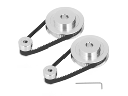 Roda Síncrona Gt2 Polea De Aluminio 20t 5mm 60t 8mm Com Correia 200mm 6mm Acessório De Impressora 3d