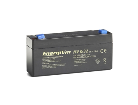 Bateria Chumbo EnergiVM 6V 3.2Ah MV632