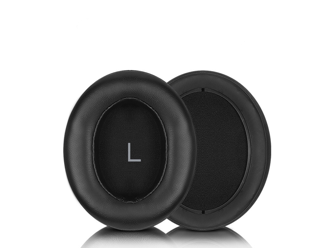 Almofadas de Ouvido de Couro Proteico com Fivela para Sennheiser Momen