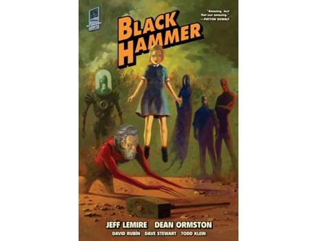Livro black hammer library edition volume 1 de jeff lemire (inglês)