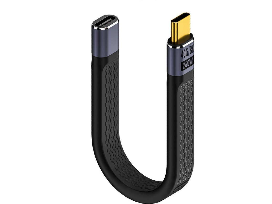 Lurelia Cabo Usb-c, 240 W, 40 Gbps, 13cm, Transferência De Dados, Formato Compacto