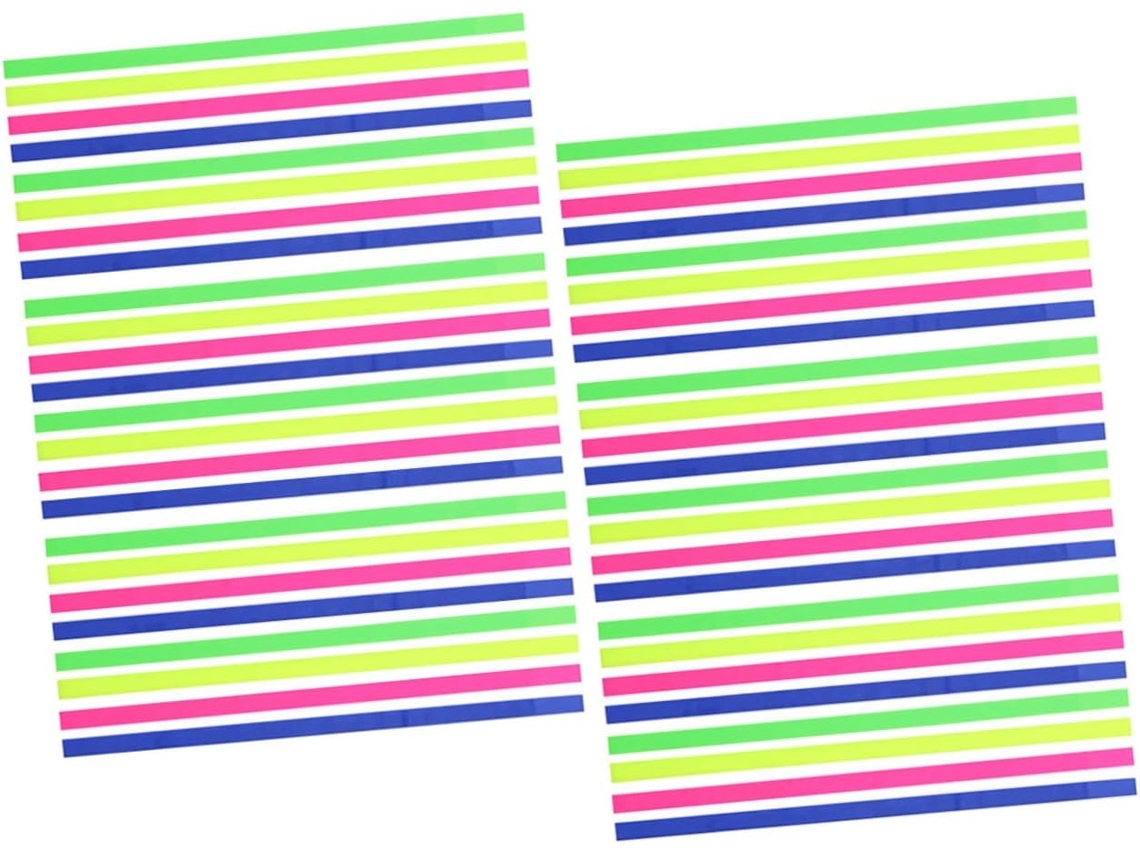 Tiras De Marcador De Texto, Para Livros E Documentos