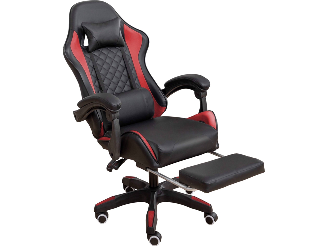 Cadeira Estofada Gaming Vermelha Kasa