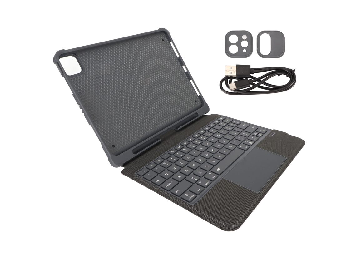 Capa Para Tablet (teclado Bluetooth Sem Fio Com Função Magnética)