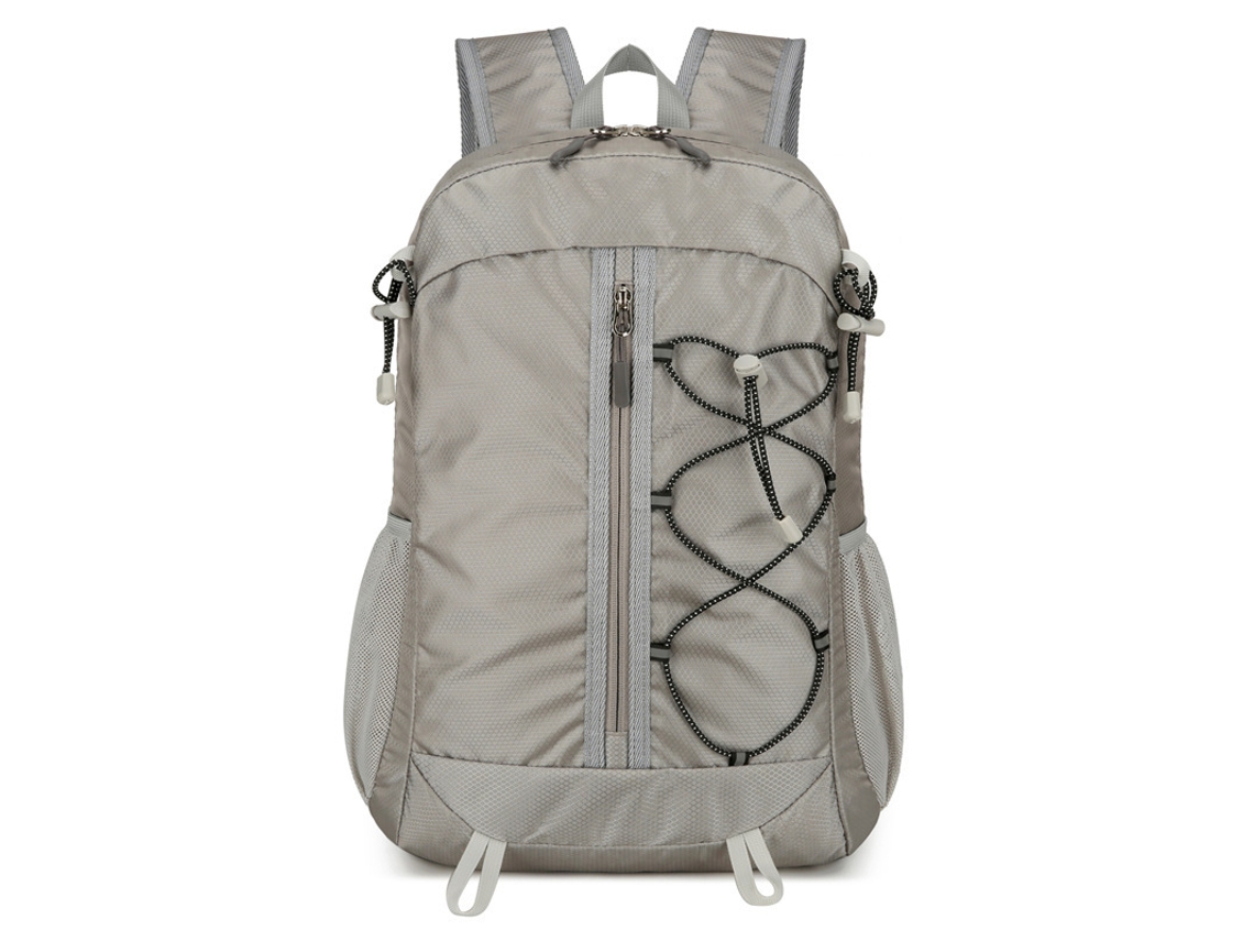 Mochila dobrável multifuncional casual com grande capacidade.