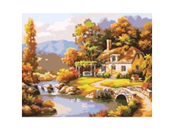 Laxiscreed Arte Digital De Pintura A Óleo Diy Para Decorar Diversos Ambientes Com Toque Artesanal