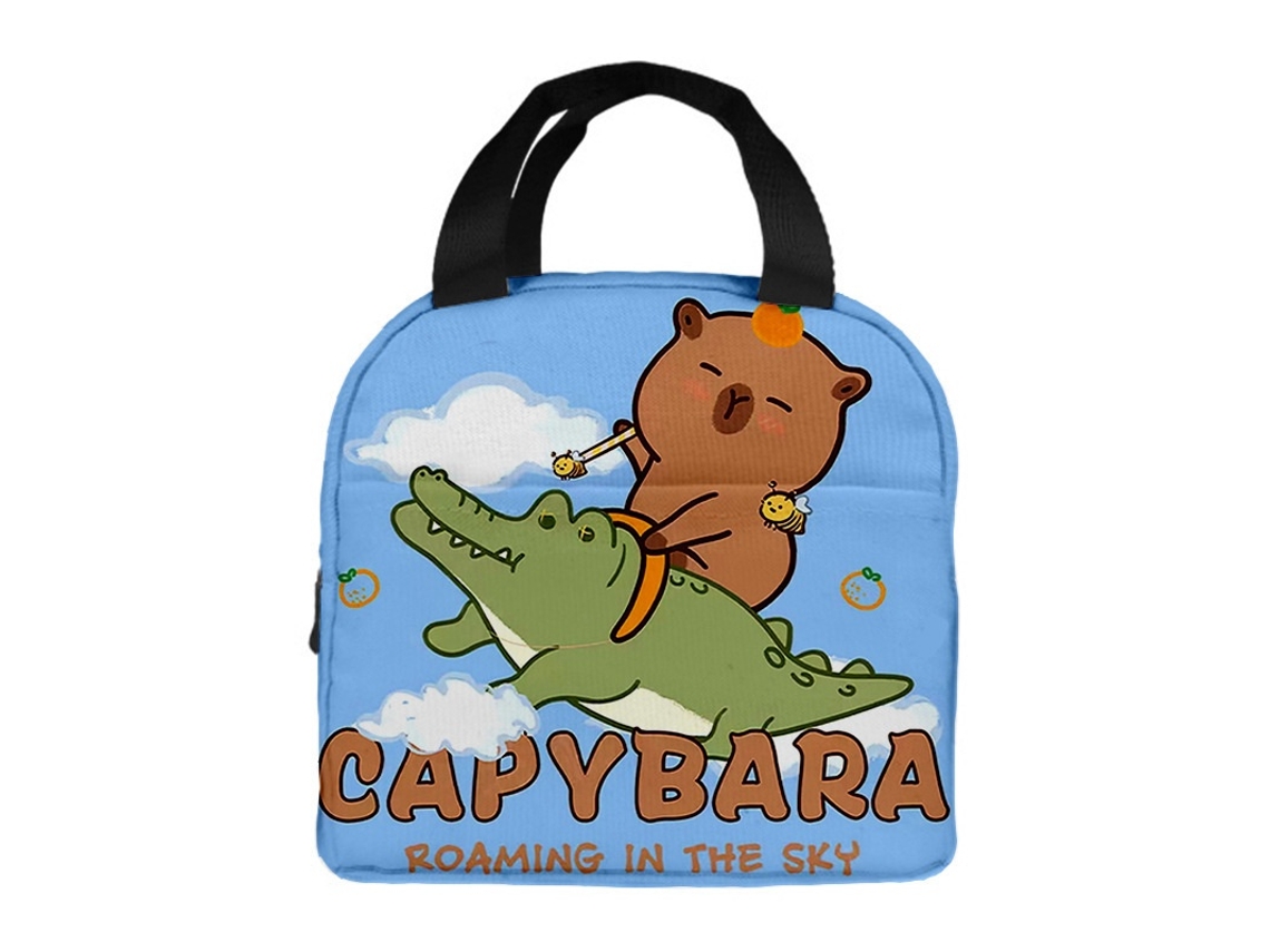 Saco Térmico Para Almoço Para Capivara Com Fecho De Grande Capacidade E 2 Bolsos (9) Elysve