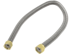 Mangueira de Fole Corrugada Aço Inoxidável com Rosca F1/2' 'g1/2' 20 Mm e 60 Cm Comprimento CHABERLU