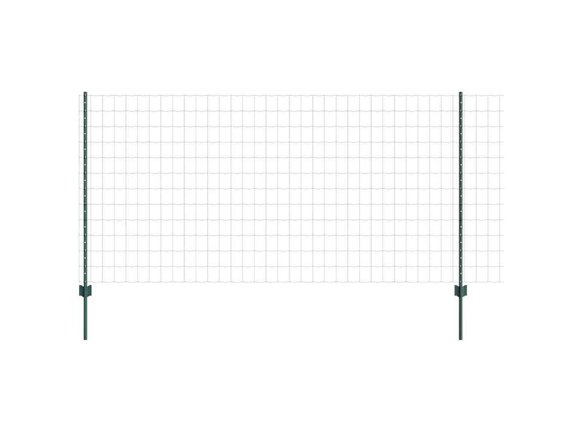Cerca Com Poste Verde 1,2 X 25 M Aço E Pvc