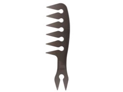 Pente Para Cabelo De Óleo Portátil Pente De Pentear Com Dentes Largos E Cano Longo Para Homens 4