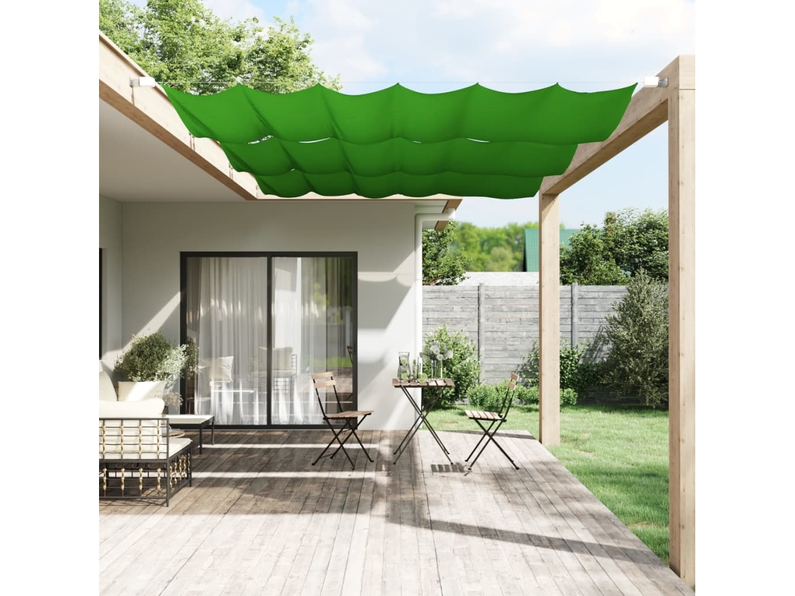 Vidaxl Toldo Vertical 140x270 Cm Tecido Oxford Verde-claro