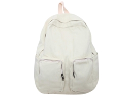 Mochila Escolar Estilosa Para Laptop, Ideal Para Estudantes, Adolescentes, Meninos E Meninas, Perfeita Para Viagens E Uso Casual. Branca.