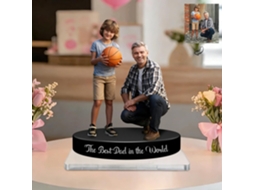 Estatueta Personalizada De Família Em Acrílico Para Mesa, Escultura De Retrato Em Estilo Cartoon 2d A Partir A