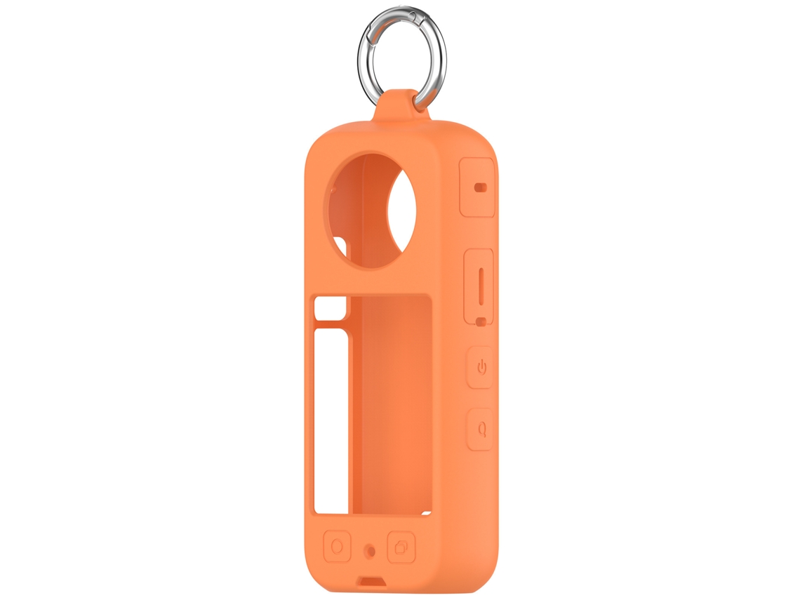 Capa De Silicone Protetora Para Insta360 X5 , À Prova De Quedas E Resistente À Água Laranja Panoona