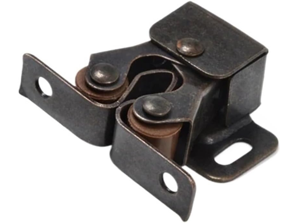 Batente De Porta Com Mola, Fecho Magnético, Bronze, Armários, Com Fusos, Ideal Portas De Guarda Roupas E