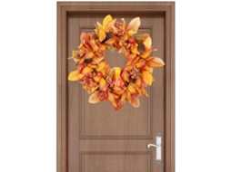 Guirlanda De Outono Para Porta, Guirlanda De Outono Guirlanda De Abóbora E Frutos Silvestres, Guir Gokoco