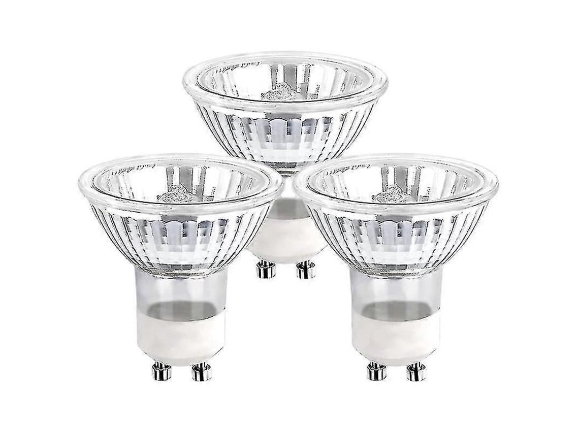5 Lâmpadas Halógenas Gu10, 35w, Dimerizáveis, Reflector