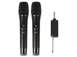 Leory E8 2 Microfone Sem Fios Vhf Profissional Transmissor Receptor Dj Par Alto Falante Quadrado Mixer De Placa De Som Ao Vivo K Música Karaoke