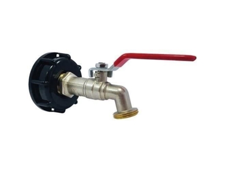 Adaptador Plástico Tanque 1000 L Ø60 Torneira De Latão 1/4t 20x2 Boutte