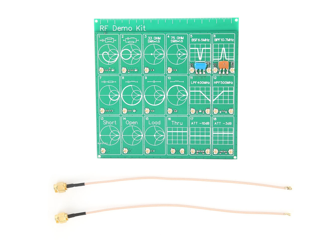 Yuru kit de Demonstração Rf Placa Analisador de Rede Vetorial Módulo Atenuador Placa Teste Rf